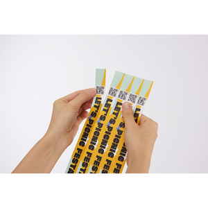 Pulseras reciclables [AnyWristband] de TYVEK a todo color, tipo conectado de 25 mm (1 pulgada) para control de multitudes - Product Image 3