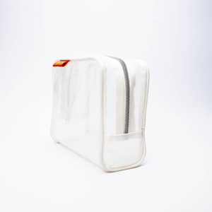Hot-Selling Fashion Large PVC Cosmetic <b>Bag</b> Exquisite Holographic Zipper Custom Logo Waterproof Design Outdoor Use Portable - Product Image 3