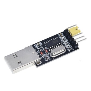 ดาวน์โหลดโมดูล USB เป็น TTL ที่อัพเกรด CH340G พร้อมแผ่นแปรงลวดขนาดเล็กสำหรับชุดโมดูลอิเล็กทรอนิกส์ของบอร์ดไมโครคอนโทรลเลอร์ STC - Product Image 3