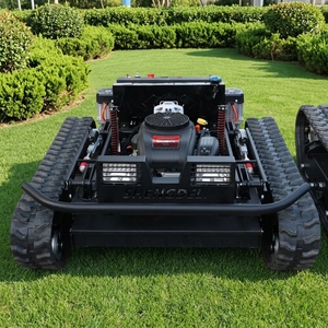 Livraison Gratuite Tondeuse Robotisée à Chenilles en Caoutchouc Agricole Tout-Terrain à <span class=keywords><strong>Essence</strong></span> 22HP CE EPA 800mm avec Télécommande - Product Image 2