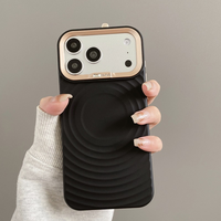 Étui de téléphone magnétique effet peau avec strass pour iPhone 18 Pro, 17, 16, 15, 14, 13, 12, 11, Pro Plus