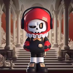 Los Más Populares, 100% Originales, 9 Piezas/Caja, Mr. <span class=keywords><strong>Bones</strong></span>, <span class=keywords><strong>Serie</strong></span> Viajero en el Tiempo, Mini V2, Caja Sorpresa, Colección <span class=keywords><strong>de</strong></span> Figuras <span class=keywords><strong>de</strong></span> PVC, Adornos para Habitaciones - Product Image 2