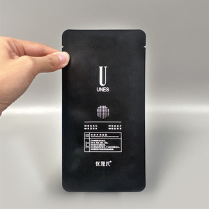 Bolsa de Embalaje de Papel de Aluminio con Logotipo Impreso para Mascarillas Faciales Cosméticas, Bolsa de Sellado de 3 Lados - Product Image 4