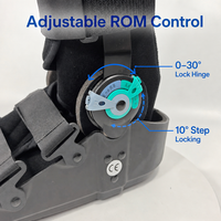 Botte de marche gonflable réglable ROM Air Cam Walker avec charnière verrouillable pour la récupération post-chirurgicale