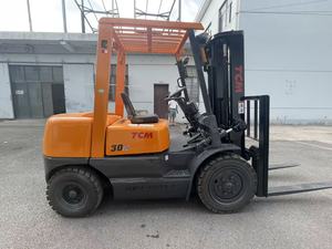 Japanese TCM Forklift Diesel Engine 3 Ton FD30 FD50 FD70 Side Shifter Lifting Truck <b>Used</b> 6 Months Warranty - Product Image 3