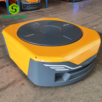 Robot AGV Sinocube robuste avec auto-mapping, Wi-Fi/5G, évitement d'obstacles laser de précision 5 mm, autonomie de 6 à 8 heures pour entrepôt