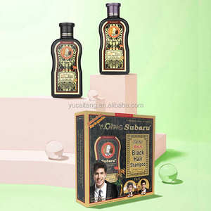 Shampoo colorant capillaire <span class=keywords><strong>noir</strong></span> DEXE Subaru, à base de plantes, effet rapide et magique, pour homme et femme, usage domestique, fabriqué en Chine. - Product Image 5