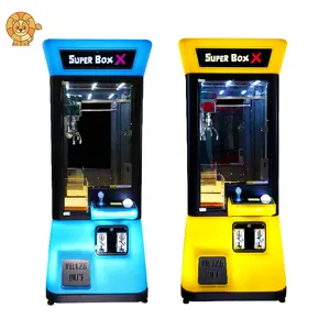 व्यक्तिगत कस्टम सुपर बॉक्स एक्स संचालित पकड़ गुड़िया पंजा मशीन खेल पंजा मशीन खिलौने सिक्का संचालित मिनी Mlaw मशीन