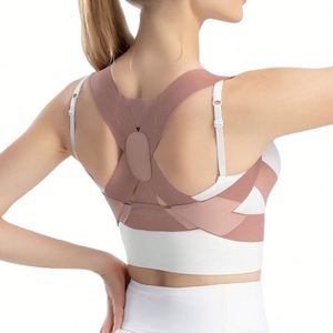 Correcteur de posture en cuir réglable pour adultes, pour hommes et femmes, soutien de la clavicule, soulagement de la douleur dorsale, respirant, facile à porter - Product Image 3