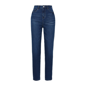 Pantalones Vaqueros Casuales de Mujer, Corte Recto y Ajustado, Transpirables, Ecológicos, con una Forma Refinada y un Atractivo Versátil para un Look Diario - Product Image 1
