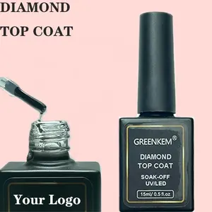 Bester Dec klack Oem Low Moq Kostenlose Probe 15ml Diamond High Gloss Shining Lasting Nagel Gel Polish Diamond Gel Nails Dec klack