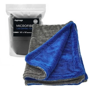 Toalla de Limpieza de Microfibra Zhouwen para Autos, Personalizada, 1200GSM, Tamaño 90x60CM, Tamaño S, Bucle Trenzado, Toalla de Secado para Lavado de Autos - Product Image 3