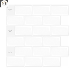 Carreaux muraux autocollants en mosaïque <span class=keywords><strong>de</strong></span> résine imperméable, brillants, pour la décoration et la rénovation des maisons en location - Product Image 1