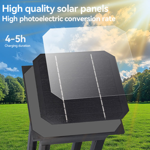 Lámpara <span class=keywords><strong>Solar</strong></span> de Jardín Dingdian Recargable de Larga Duración IP65 con Interruptor y Sensor de Luz, Lámpara de Paisaje <span class=keywords><strong>para</strong></span> Exteriores - Product Image 4