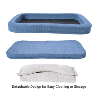 Летняя лежанка для собак и кошек с подушкой, съемная, моющаяся, противоскользящая, экологичная - Product Image 4