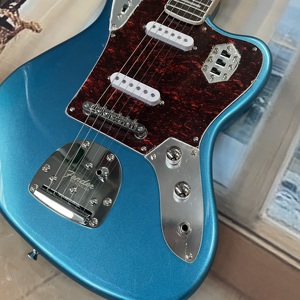 <span class=keywords><strong>Guitarra</strong></span> Eléctrica Custom <span class=keywords><strong>Jazzmaster</strong></span> Azul Metálico Cuerpo Sólido y Mástil de Arce Tostado - Product Image 3
