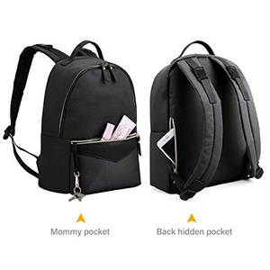 ED0267 layers Nylon <strong>black</strong> waterproof <strong>backpack</strong> baby luxury baby <strong>changing</strong> bag other <strong>backpacks</strong> - Product Image 4