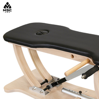 Appareil de Pilates en bois d'érable massif pour étirement de la colonne vertébrale, équipement d'entraînement de base pour femmes, dispositif spiralé souple pour la maison et le studio