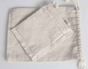 Custom <b>Pouch</b> Bags Cotton Favor Muslin Bags <b>Drawstring</b> Party Favor Bags Jewelry Product Packing Full Color Printed - Product Image 4