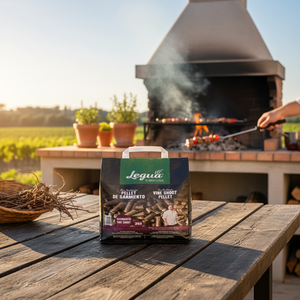 Pellets de bois séché au soleil Legua fabriqués en Espagne pour la cuisson, 3 kg de pellets de bourgeons de vigne - Product Image 3