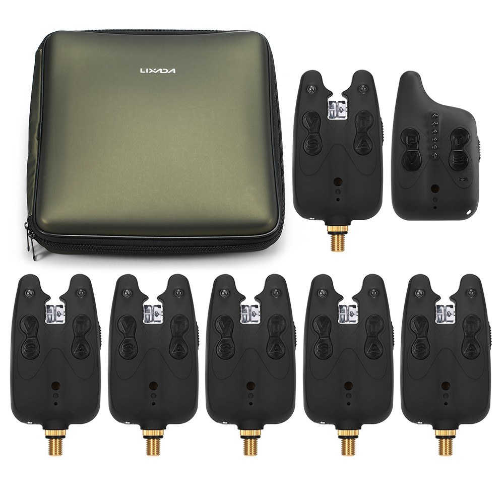 Kit d'Alarmes de touches 1+2 et 1+3 Sans fil Détecteurs Récepteur pour pêche carpe  18