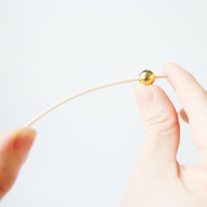 <span class=keywords><strong>Brochette</strong></span> de perles de fruits en bambou doré - Product Image 3
