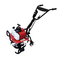 Micro-cultivateur rotatif multifonctionnel à essence 63cc, robuste, largeur de coupe 400 mm, en métal
