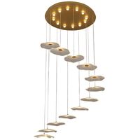 Plafonnier Led suspendu en acrylique et forme spirale, design moderne, éclairage d'intérieur, luminaire décoratif de plafond, idéal pour des escaliers