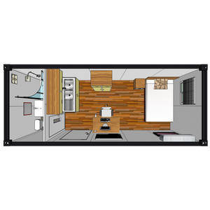 Casa Móvil Prefabricada de Bajo Costo Lista para Usar en Puerto Rico, Contenedor de Envío de 20 pies/40 pies, Edificio de Oficinas - Product Image 3