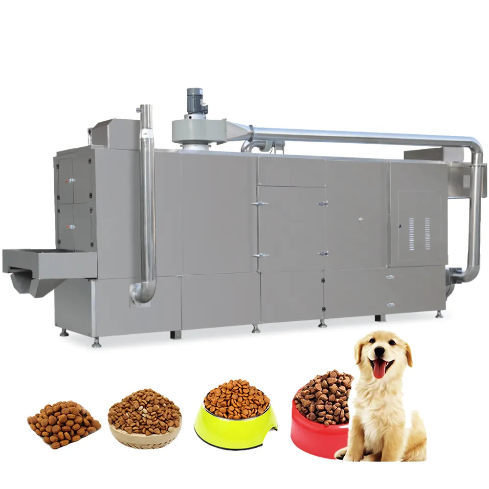 Komplette Verarbeitung linie für Tiernahrung maschinen Hundefutter pellets zur Herstellung einer Extrusion maschine