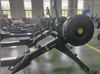 Máquina de Remo Resistente al Viento, Ajustable, para Ejercicio en Interiores, Equipo de Remo para Entrenamiento de Cuerpo Completo y Uso Comercial