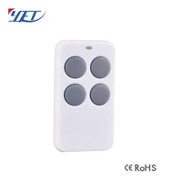 Transmisor de control remoto de 4 botones de fabricante, código rodante para deslizamiento/garaje/puerta automática/abridor/persiana enrollable YET2110