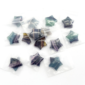 Stella di cristallo intagliato a mano stella ametsyt stella fiocco di neve stella, <span class=keywords><strong>Rhodonite</strong></span>, pizzo pazzo agata guarigione Chakra di pietra - Product Image 2