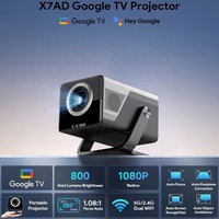 Projecteur Tripsky Google TV 4K 800 ANSI Haute Luminosité Smart Home Cinéma Pro Native 1080p Projecteur Android TV