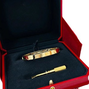 Vòng tay thép không gỉ mạ vàng 18k cao cấp, trang sức thời trang, kiểu dáng tinh tế, vòng tay thiết kế nổi tiếng và vòng tay đôi - Product Image 6