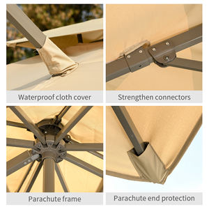 Logo personnalisé Pare-soleil Parasol Jardin Extérieur Patio Parapluie Grande <span class=keywords><strong>Piscine</strong></span> Café Parapluie - Product Image 6