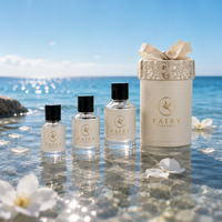 Nouvelle conception de flacon de parfum en verre de 30 ml, 50 ml, 100 ml avec boîte et sac en papier assortis pour l'emballage de parfums