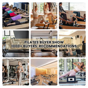 Reformer Pilates en bois de haute qualité, fourni par l'usine, <span class=keywords><strong>pour</strong></span> l'équilibre corporel, demi-trapèze, professionnel, <span class=keywords><strong>pour</strong></span> l'<span class=keywords><strong>exercice</strong></span> - Product Image 6
