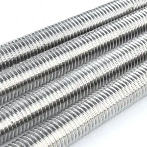 <span class=keywords><strong>Tige</strong></span> <span class=keywords><strong>filetée</strong></span> galvanisée de haute qualité, durable, taille personnalisée, acier au carbone de qualité 4.8 8.8, 1 m, 2 m, 3 m, filetage UNF, <span class=keywords><strong>tige</strong></span> <span class=keywords><strong>filetée</strong></span> - Product Image 1