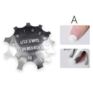 Smile Line — Kits de pochoirs, coupe-Gel UV acrylique, en forme de C pour Nail Art, manucure à la française - Product Image 4