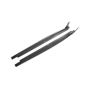 Extensiones de faldones laterales aerodinámicas de fibra de carbono para Audi <span class=keywords><strong>A5</strong></span> S5 B9.5 <span class=keywords><strong>S</strong></span> <span class=keywords><strong>Line</strong></span> 4 puertas <span class=keywords><strong>Sportback</strong></span> <span class=keywords><strong>2020</strong></span>+ - Product Image 2