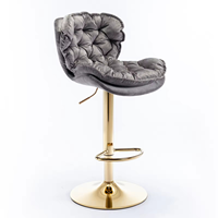 Tabouret de bar moderne et simple pour salon de coiffure, pivotant, avec dossier, pour usage domestique, chaise de bar élévatrice de luxe léger pour caisse enregistreuse