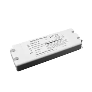 IP20 50w داخلي 1500ma تيار مستمر 0-10v يعتم led سائق