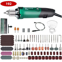 Ensemble d'outils rotatifs mini perceuse 500W 6,5 mm, micro-graveur de jade, polisseur multifonctionnel, kits de meuleuse électrique à vitesse réglable