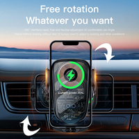 Nouveau chargeur sans fil à induction pour voiture, charge rapide 15W, portable, sans fil, mobile