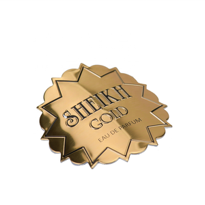 Étiquettes autocollantes personnalisées en métal, bouteille de parfum, Logo privé de marque, pour ongles, pièces - Product Image 2