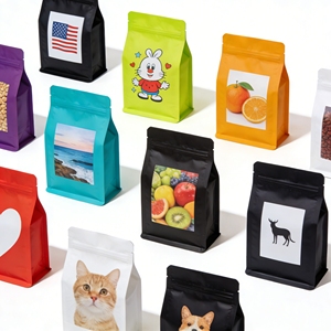 Bolsas de Aluminio con Cierre Hermético Personalizadas <span class=keywords><strong>para</strong></span> Alimentos <span class=keywords><strong>para</strong></span> Mascotas, Bolsas Selladas por Ocho Lados con Cierre <span class=keywords><strong>para</strong></span> Envasado de Snacks - Product Image 2