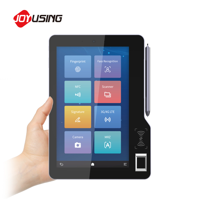 Joyusing MT610 Rugged Android  Biometric Tablet with Fingerprint Iris Scanner for Banking Biometric Verification