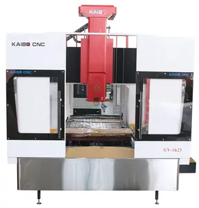 KAIBO CNC آلة طحن 1500*2400 مللي متر كبيرة العملاقة المنضدة حجم GV1625