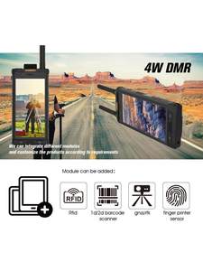 Radio bidirectionnelle robuste avec carte SIM E91 DMR+Analogique compatible avec Zello & Real PTT GPS WiFi Bluetooth L775 - Product Image 2